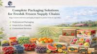 Carton ondulé écologique et imperméable pour l'exportation de fruits (bananes, mangues, agrumes, raisins) et légumes – Boîte d'expédition robuste