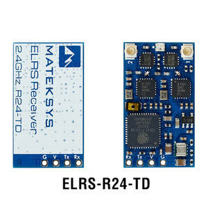 เครื่องรับสัญญาณ R24-TD matek mateksys expresslrs 2.4GHz พร้อม20dBm telemetry 4-13V DC สำหรับโดรน RC - Product Image 4