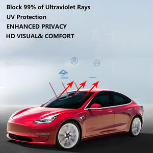 Blocco UV di alta qualità per auto per animali domestici pellicola oscurante per evitare abbagliamento del sole finestra avvolgente tinta rimovibile VLT05 % 15% forma di rotolo - Product Image 2