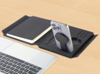 Bloc-notes de banque d'alimentation pour ordinateur portable personnalisé 2025 avec chargeur sans fil et flash USB avec logo LED et lampe de livre pour les cadeaux d'entreprise
