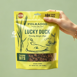 Bolsas para Snacks de Perro con Impresión Digital, MOQ Bajo, Aluminizadas, con Cierre, Barrera Contra la Humedad, 100g 250g 500g 1kg - Product Image 3