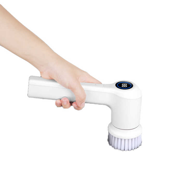 6.5 Wireless charging cleaning brush short handle hand-held kitchen and ...