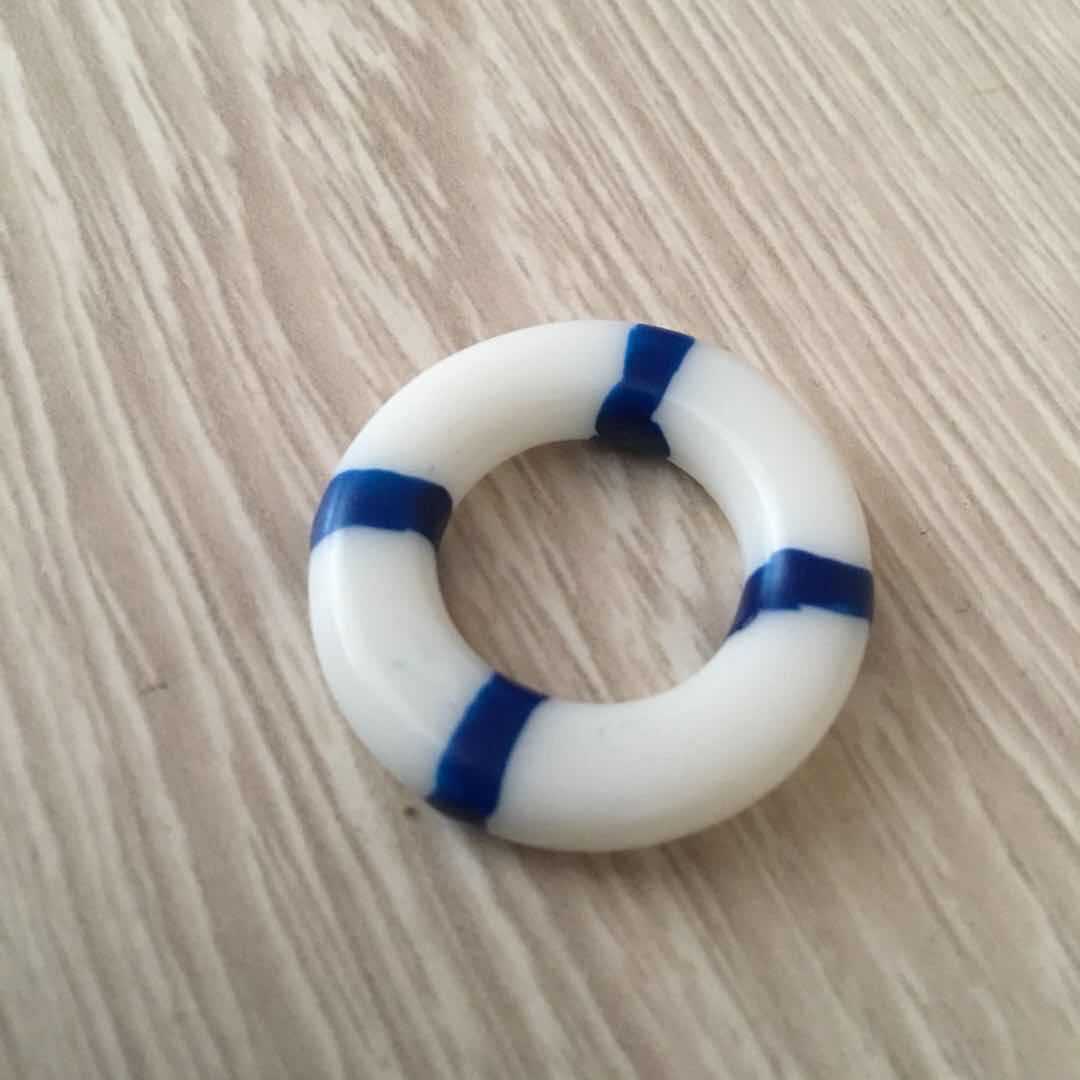 Bouée de sauvetage bleue de 2,6 cm de diamètre
