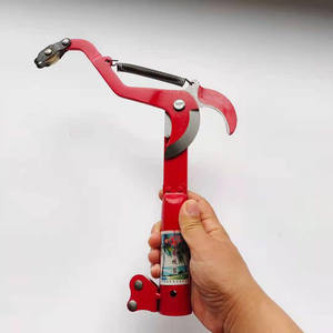 Podadoras de rama alta de doble rueda rojas, cuchilla de 70 mm, acero al manganeso 65, juego individual de podadoras hidráulicas para ramas gruesas - Product Image 1