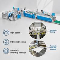 Machine industrielle entièrement automatique pour la fabrication de sacs en PP tissé pour ciment, avec fonctions numériques de ourlage, couture, et découpe - Fournisseur