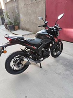 Moto Haojue DR190 Street Fighter à essence, norme d'émission Euro5, grand réservoir de carburant, double démarrage électrique, prix direct usine