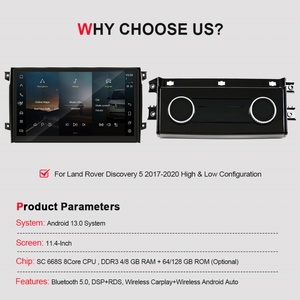 Navihua 11.4 " Car Android Radio Multimedia Carplay GPS Navigation Auto Stereo <b>DVD</b> <b>Player</b> for Land Rover Discovery 5 2017-2020 - Product Image 6