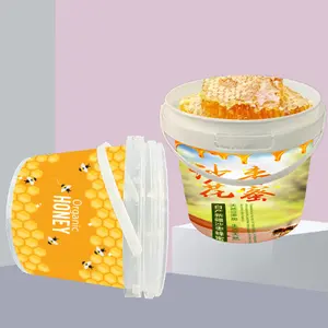Factory Sale Plastic Honey Bucket Recyclable Food Grade Bucket With Lid Wholesale Plastic Pail With Handle And Lid Food Grade