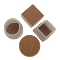 Protège-pieds et protections de sol en acier inoxydable avec patins en feutre pour la réduction du bruit – Housses pour pieds de chaise/table pour usinage non-CNC