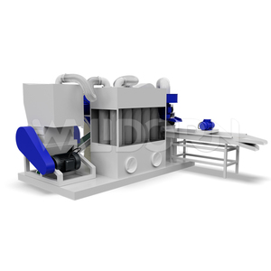 400kg/h High Productivity Automatic Cable <b>Granulator</b> for Copper & Aluminum Wire Recycling with Bearing Components - Product Image 1