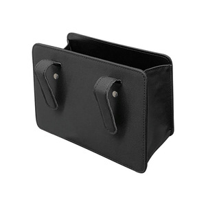Cubo de basura para coche, caja de almacenamiento plegable para puerta, bolsa de almacenamiento montada en la puerta, accesorios de cuero para el interior del coche - Product Image 5