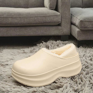 Sabots de <span class=keywords><strong>jardin</strong></span> classiques pour femmes en EVA, doux, en peluche, en coton, fourrés, pour l'hiver, avec fonction antidérapante et imperméable pour l'automne, chaussures - Product Image 5