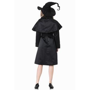 Ensemble de costume de sorcière pour femmes adultes avec chapeau, ceinture et châle, tenue de scène pour Halloween, cosplay - Product Image 3
