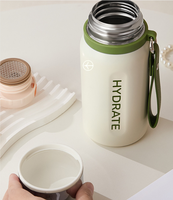 Gobelet isotherme XHLSUB en acier inoxydable 316, 500 ml, gobelet à eau, gobelet de voyage, pot isotherme portable pour l'extérieur