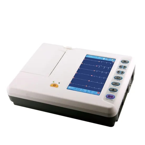 Больница цифровой 6-канальный 12 портативный Holter ЭКГ машина
