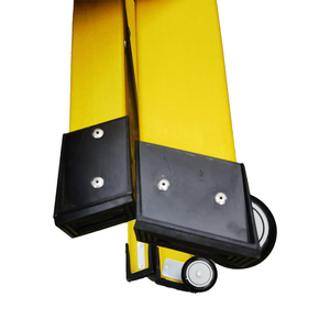Échelle mobile isolée en fibre de verre avec roues, échelle à A robuste en PRV pour la sécurité industrielle en entrepôt - Product Image 5