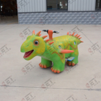 Manège à pièces pour enfants, dinosaures de dessin animé, manèges à monter sur dinosaures