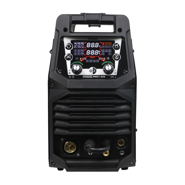 DECAPOWER FUSION PMCT 205 220V Pulse AC DC MIG ARC TIG Multi Process IGBT Digital Portable Inverter Welding Machine