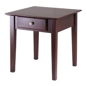 DB Rochester Antique Modern <b>Side</b> <b>Table</b> with One Drawer Shaker Design MDF Wood for <b>Bedroom</b> or Apartment Use - Product Image 1