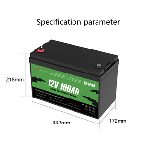 Victpower <b>12V</b> 100Ah/200Ah LiFePO4 <b>Battery</b> Pack Deep Cycle <b>Lithium</b> Iron Phosphate <b>Battery</b> with BMS for Solar RV Marine Golf Cart - Product Image 2