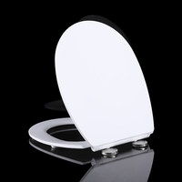 Couvre-siège de toilette en PP durable, prix d'usine, forme ronde blanche, couvercle de siège WC pour hôtel