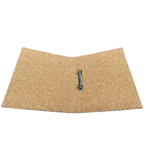 Eco-friendly Cork Board 2D Ring Binder File Holder