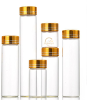 Bouteille en aluminium doré avec bouchon, distributeur d'encre liquide, pour emballage de poudre et de pilules, bouteille à bonbons, bouteille à message