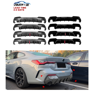 Diffusore Posteriore in Fibra di Carbonio Nero AMP-Z G22 G23 per <span class=keywords><strong>BMW</strong></span> <span class=keywords><strong>Serie</strong></span> <span class=keywords><strong>4</strong></span> G22 G23 M Sport 2020+ Accessori Auto - Product Image 1