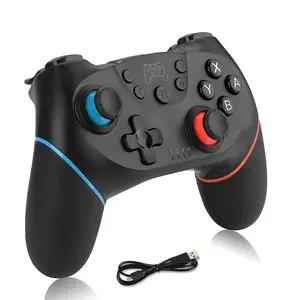 Gamepad sem fio para Switch Pro Controller para Nintendo Switch Gamepad Joystick Real Six Axis Dual Shock Suporte PC game player