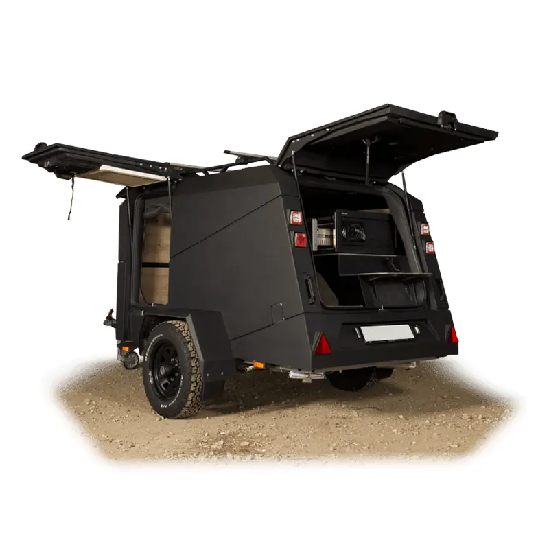 Mini camper trailers small caravan mini rv camper australia standard for camping small travel trailer factory custom