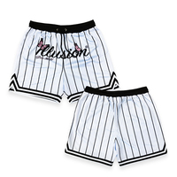 Short de basket-ball vierge, vente en gros, Sublimation personnalisée, transfert thermique