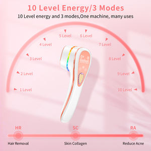 Depiladora Rotativa 510K con Enfriamiento de Zafiro, Depiladora Eléctrica Inalámbrica Portátil, Depilación Láser IPL Permanente e Indolora para el Hogar - Product Image 4