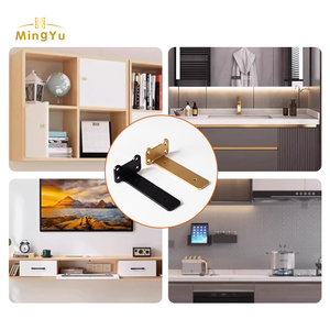 Nhiệm vụ nặng nề gang kim loại công nghiệp màu đen nổi Kệ Khung phần cứng hỗ trợ ẩn L Kệ chân đế - Product Image 6