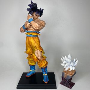 <span class=keywords><strong>Figurine</strong></span> d'anime Goku Super Saiyan CK Model Ultimate, <span class=keywords><strong>Ultra</strong></span> <span class=keywords><strong>Instinct</strong></span> - Double tête interchangeable, PVC, écologique - Product Image 4