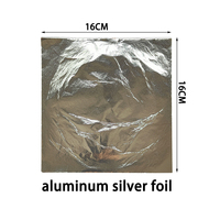 100 feuilles/sac 16*16 cuivre feuille d'or feuille d'or feuille d'aluminium feuille d'or papier pour meubles bricolage résine époxy