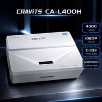 Projecteur laser CAAVITS UST 0.233 4000 lumens DLP Full HD pour petits espaces, musées, projecteur immersif, modèle CA-L400H