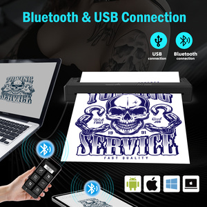 Tốt nhất bán xách tay A4 không dây inkless máy in chuyển nhiệt Bluetooth Máy in nhiệt cho văn phòng nhà - Product Image 4