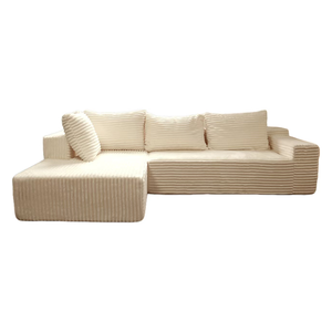 Nuovo Divano Multifunzionale a <span class=keywords><strong>L</strong></span> <span class=keywords><strong>2026</strong></span> con Rivestimento in Tessuto Peluche Lungo e Confortevole per Soggiorno e Appartamento - Product Image 3