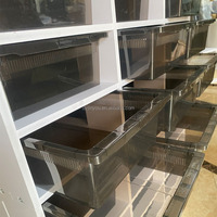 Fabricants Vente en gros 14 étages PVC Reptile Vitrine, Jouet Serpent Gecko Modulaire Reptile Rack Personnalisable