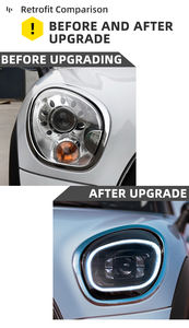 Faros delanteros LED para BMW <span class=keywords><strong>MINI</strong></span> <span class=keywords><strong>Cooper</strong></span> R60 <span class=keywords><strong>Countryman</strong></span> 2007-2016 Actualización de faros delanteros LED DRL montaje de faros delanteros - Product Image 4