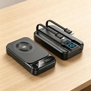 Batterie externe portable 5000 mAh à charge rapide bidirectionnelle, populaire, avec chargement magnétique <span class=keywords><strong>sans</strong></span> <span class=keywords><strong>fil</strong></span> pour iPhone - Product Image 1
