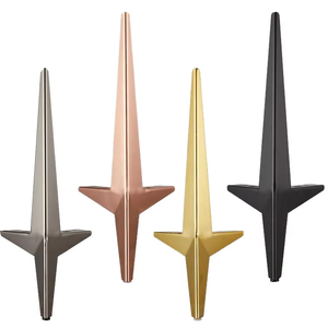 Accesorios para Sofá Cama, Patas de Sofá Modernas de Metal Dorado, Patas de Muebles para Bricolaje o Reemplazo en Muebles Como Sofás, Patas de Sofá - Product Image 2