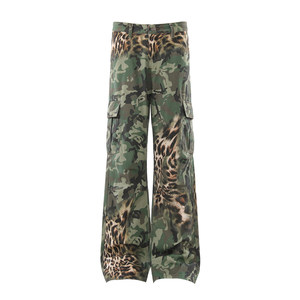 Pantalones Vaqueros Cargo de Pierna Ancha con Estampado de Camuflaje Vintage para Hombre, Corte Holgado con Bolsillos - Product Image 5