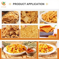 Capaciteitsvolle commerciële kleine multifunctionele productielijn voor het frituren van bananenchips & loempia's voor snackfabrieken