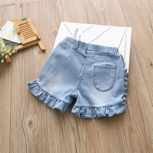 Ropa Infantil de Turquía, Hermosos Pantalones Cortos de Mezclilla para Niñas, Prendas de Mezclilla para Niñas - Product Image 2