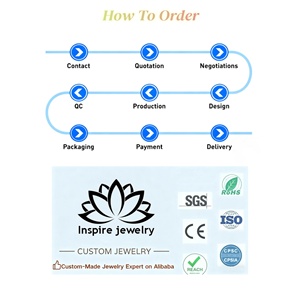 Inspire Bijoux En Acier Inoxydable Mode Personnalisée En Gros Kaaba Collier Bijoux Islamiques Plaqué Or pour Unisexe pour Cadeau - Product Image 6