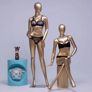 Mannequin Femme Grand Corps Galbé <span class=keywords><strong>Sous</strong></span>-Vêtements Modèle Fessiers Présentoir en Plastique avec Support Base en <span class=keywords><strong>Verre</strong></span> - Product Image 3