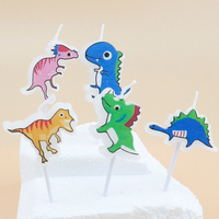 Bougies d'art sans fumée écologiques en forme de dinosaure à prix d'usine pour les fêtes et la décoration intérieure