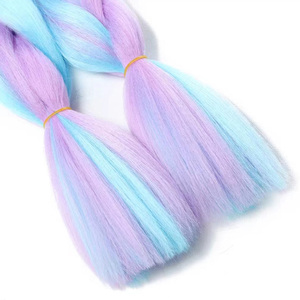 Gran oferta de 82 pulgadas para trenzas de caja sintética Ombre, 165g, degradado de Color preestirado, pelo trenzado, ganchillo hecho a alta temperatura - Product Image 4