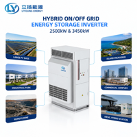Système de stockage d'énergie hors réseau/sur réseau 3450KW directement de l'usine avec batterie LiFePO4 et intégration solaire